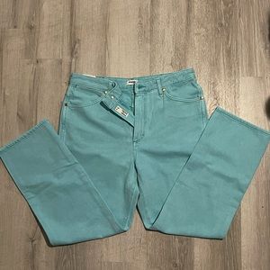 Wrangler 603 Wild West Aquarius high rise crop jeans